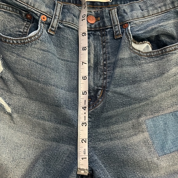 Madewell Cruiser Straight Jeans Patched Up Edition - Picture 9 of 11